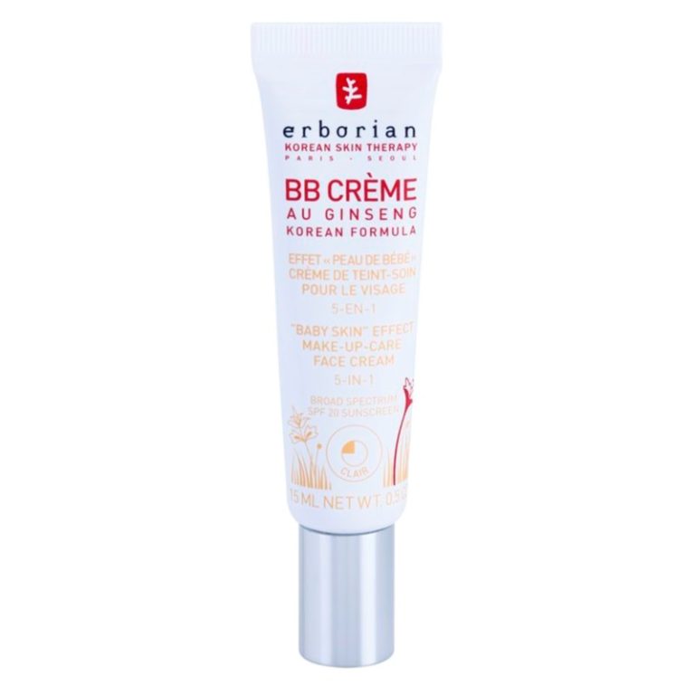 Erborian BB Crème Au Ginseng Baby Skin 5 in 1 Clair SPF 20 15 ml | Lujous