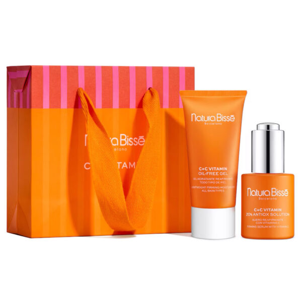 Estuche Natura Bissé C+C Vitamin 20% Antiox Solution 30 ml + Vitamin Oil-Free Gel 50 ml