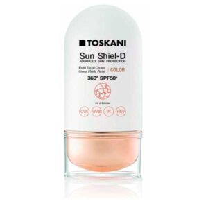 Toskani Sun Shiel-D Protector Solar Crema Fluida Facial con Color SPF50+ 50 ml