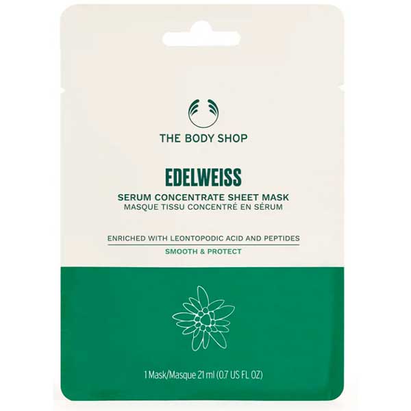 The Body Shop Edelweiss Serum Concentrate Sheet Mask 21 ml