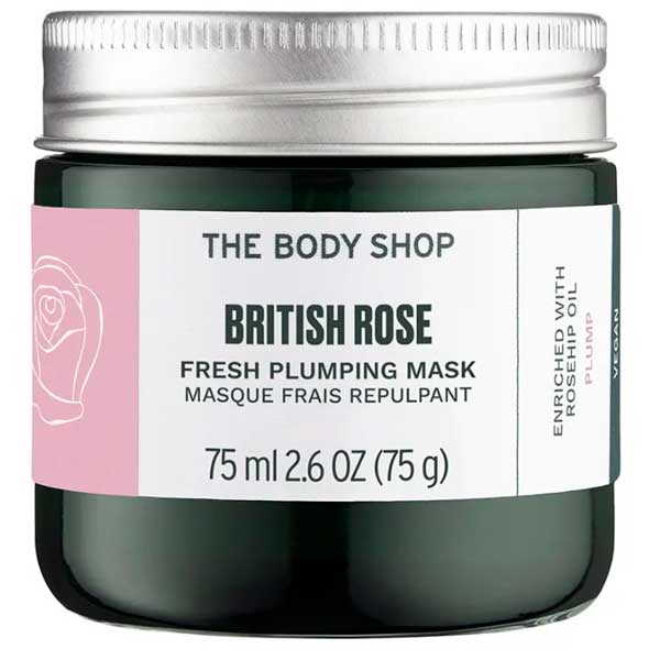 The Body Shop Mascarilla Efecto Relleno British Rose 75 ml