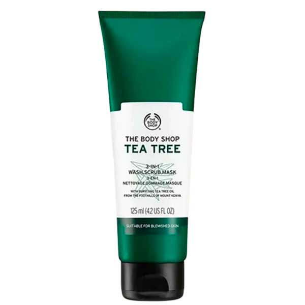 The Body Shop Tea Tree 3-n-1 Wash Scrub Mask 125 ml